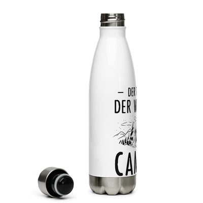 Der Tut Nix Der Will Nur Campen - Edelstahl Trinkflasche camping