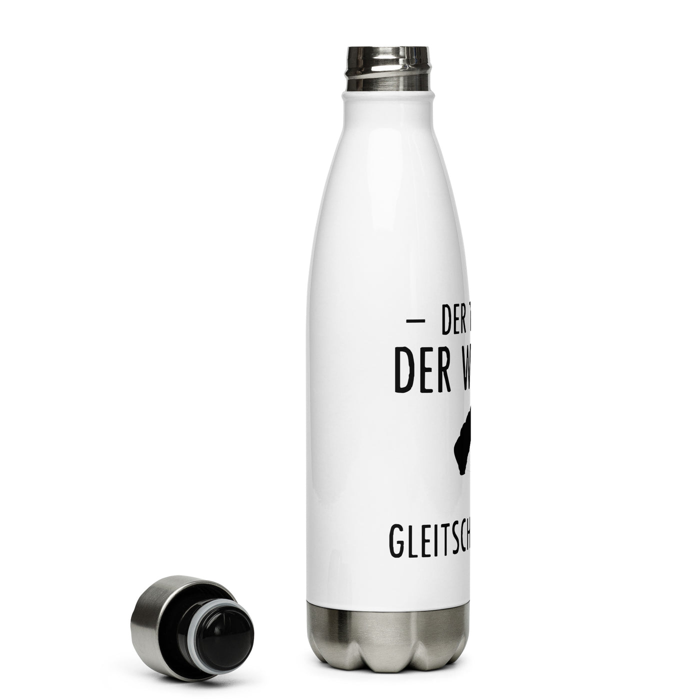 Der Tut Nix Der Will Nur Gleitschirmfliegen - Edelstahl Trinkflasche berge