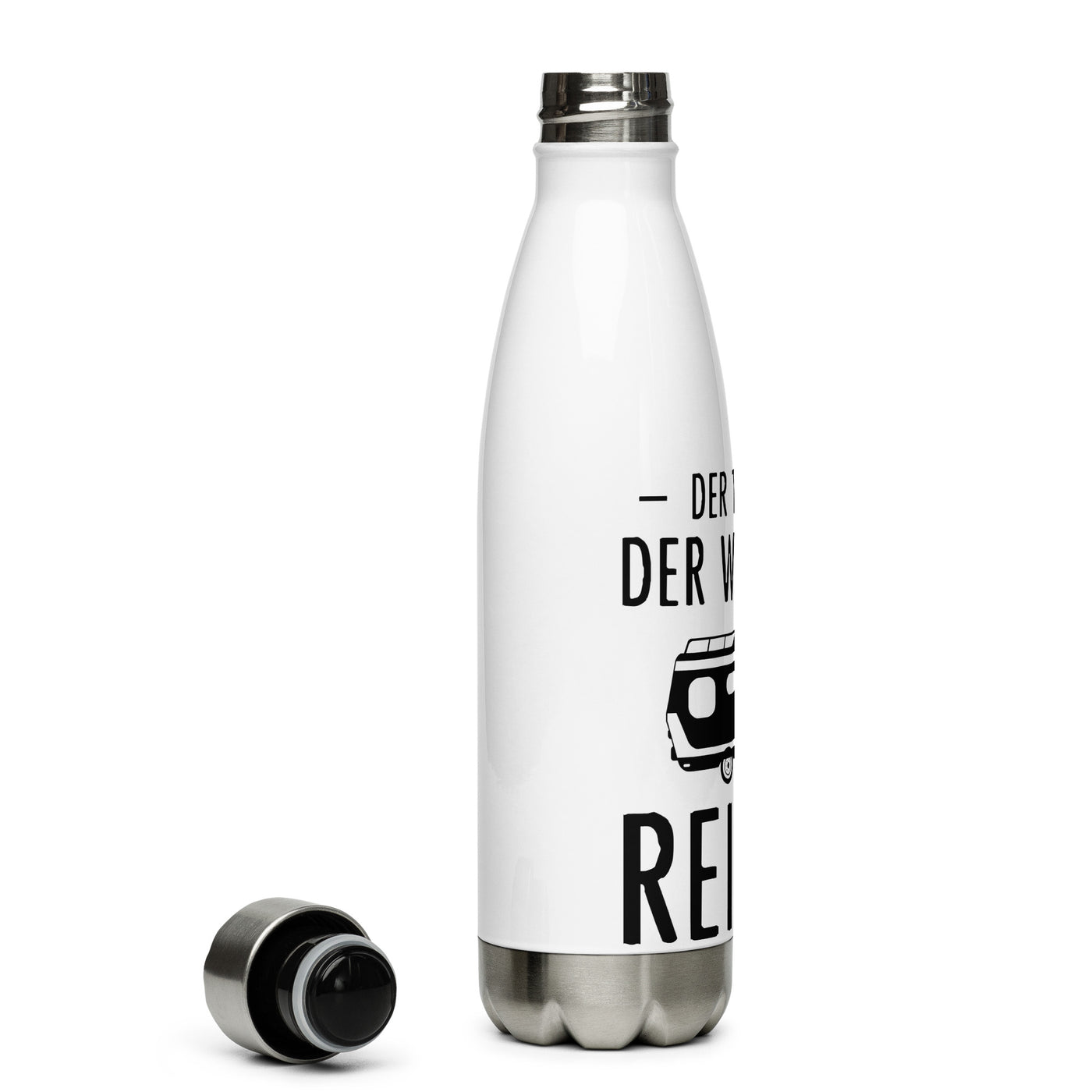 Der Tut Nix Der Will Nur Reisen - Edelstahl Trinkflasche camping