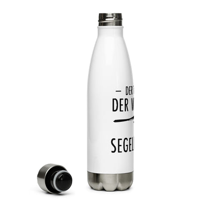 Der Tut Nix Der Will Nur Segelfliegen - Edelstahl Trinkflasche berge