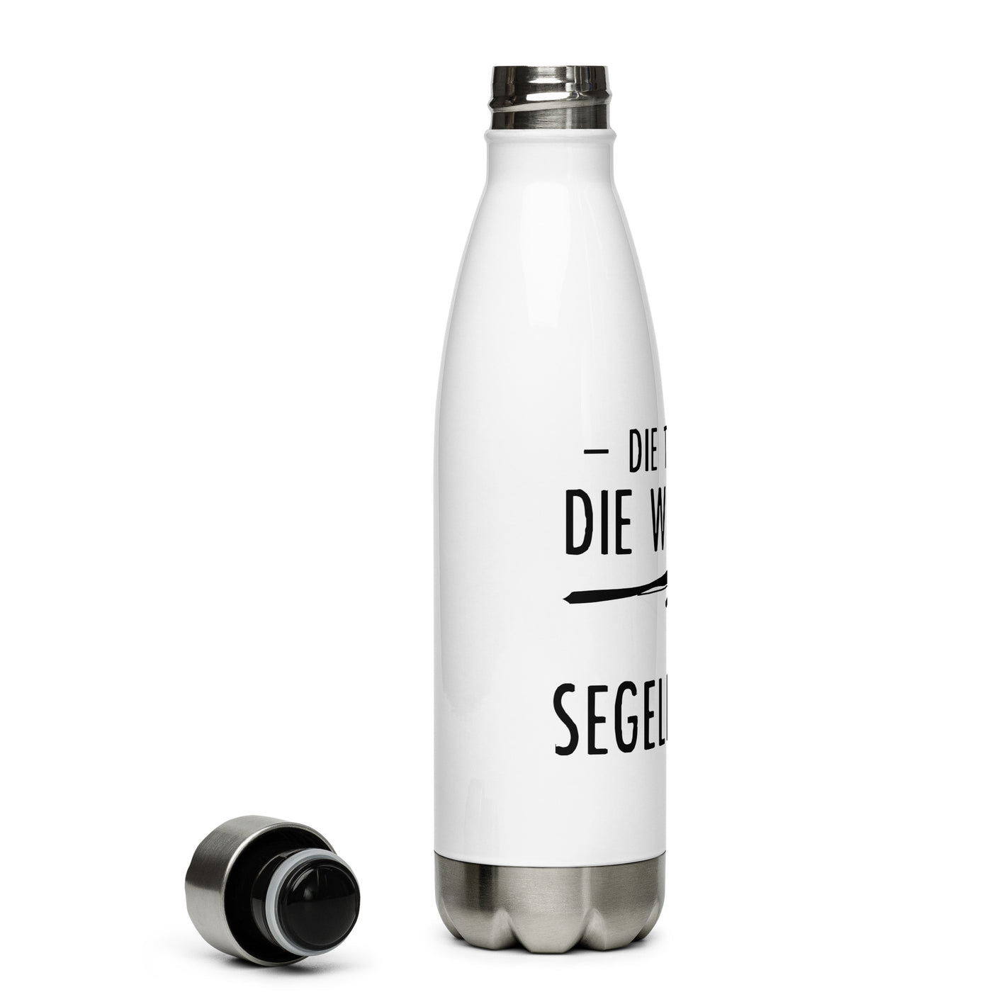 Die Tut Nix Die Will Nur Segelfliegen - Edelstahl Trinkflasche berge