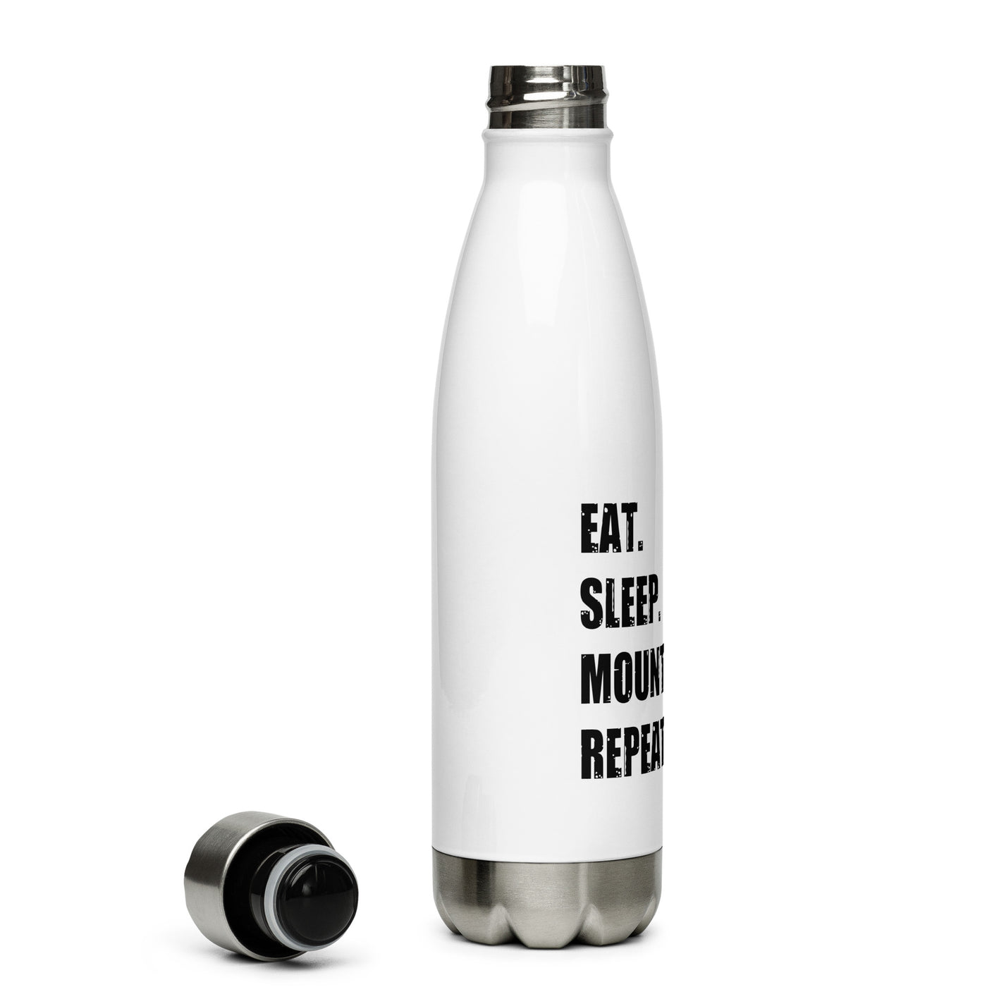 Eat Sleep Mountainbike Repeat - Edelstahl Trinkflasche mountainbike