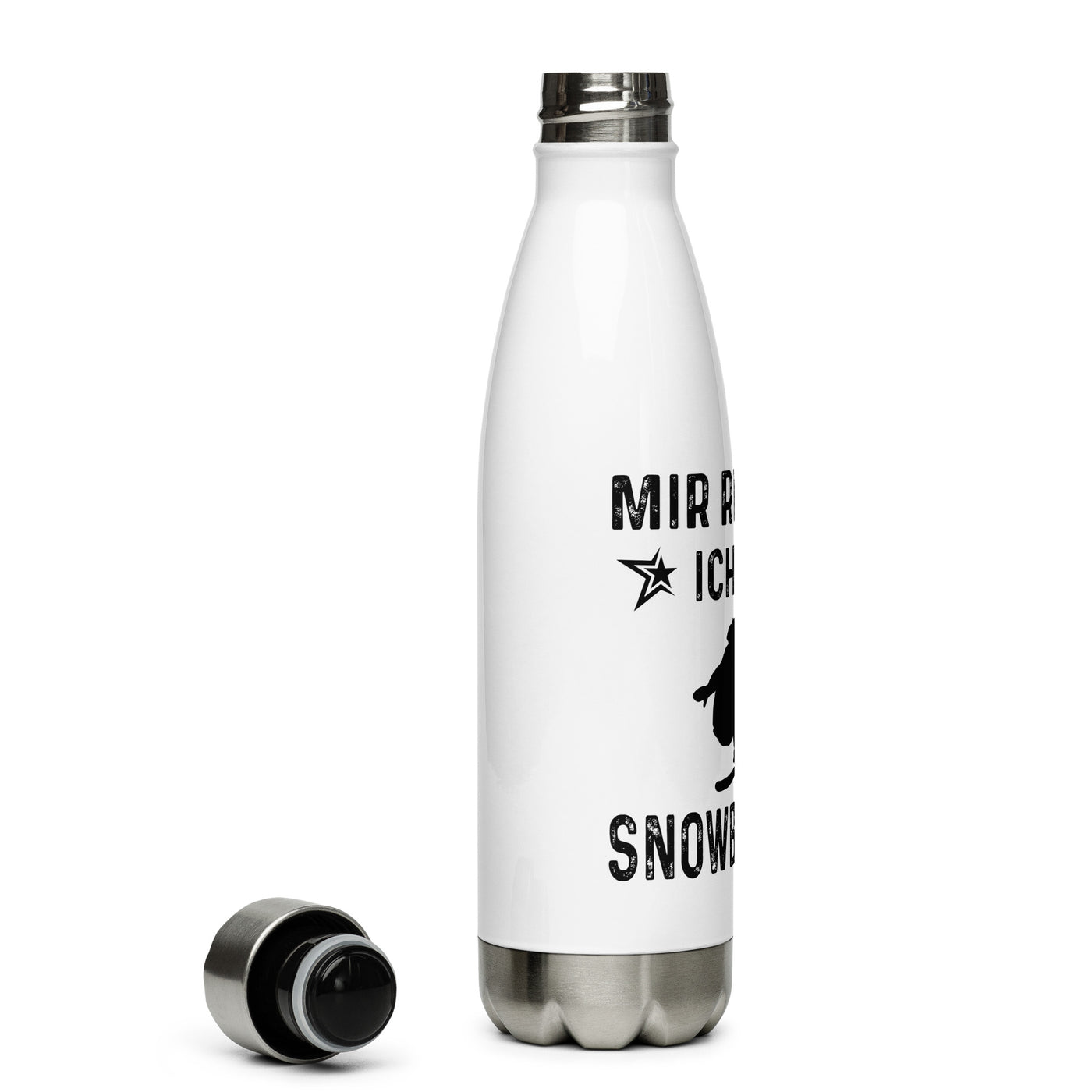 Mir Reicht'S Ich Gen Snowboarden - Edelstahl Trinkflasche snowboarden