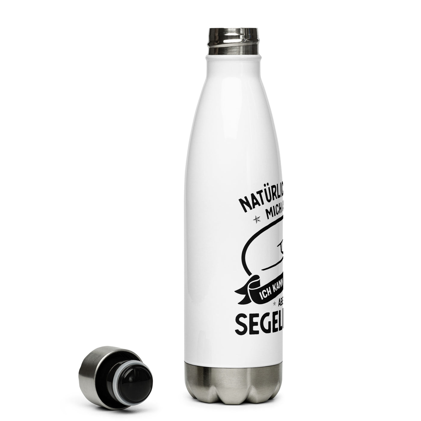 Naturlich Kann Ich Mich Aufregen Ich Kann Stattdessen Aber Auch Segelfliegen - Edelstahl Trinkflasche berge