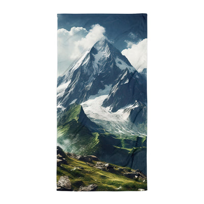 Gigantischer Berg - Landschaftsmalerei - Handtuch berge xxx Default Title