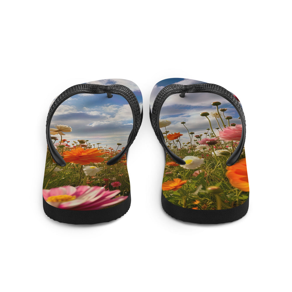 Blumenfeld und Sonnenschein - Flip Flops camping xxx