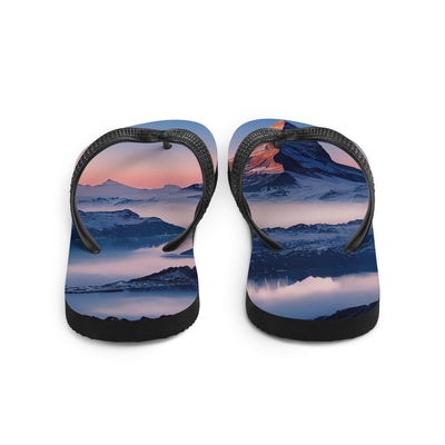 Matternhorn - Nebel - Berglandschaft - Malerei - Flip Flops berge xxx