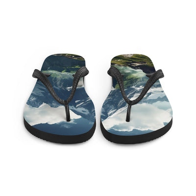 Gigantischer Berg - Landschaftsmalerei - Flip Flops berge xxx