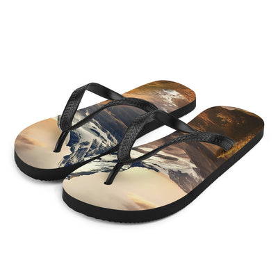 Matterhorn - Epische Malerei - Landschaft - Flip Flops berge xxx L