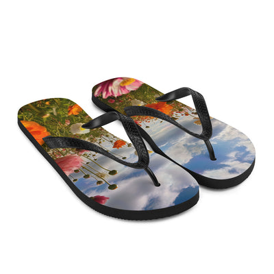 Blumenfeld und Sonnenschein - Flip Flops camping xxx