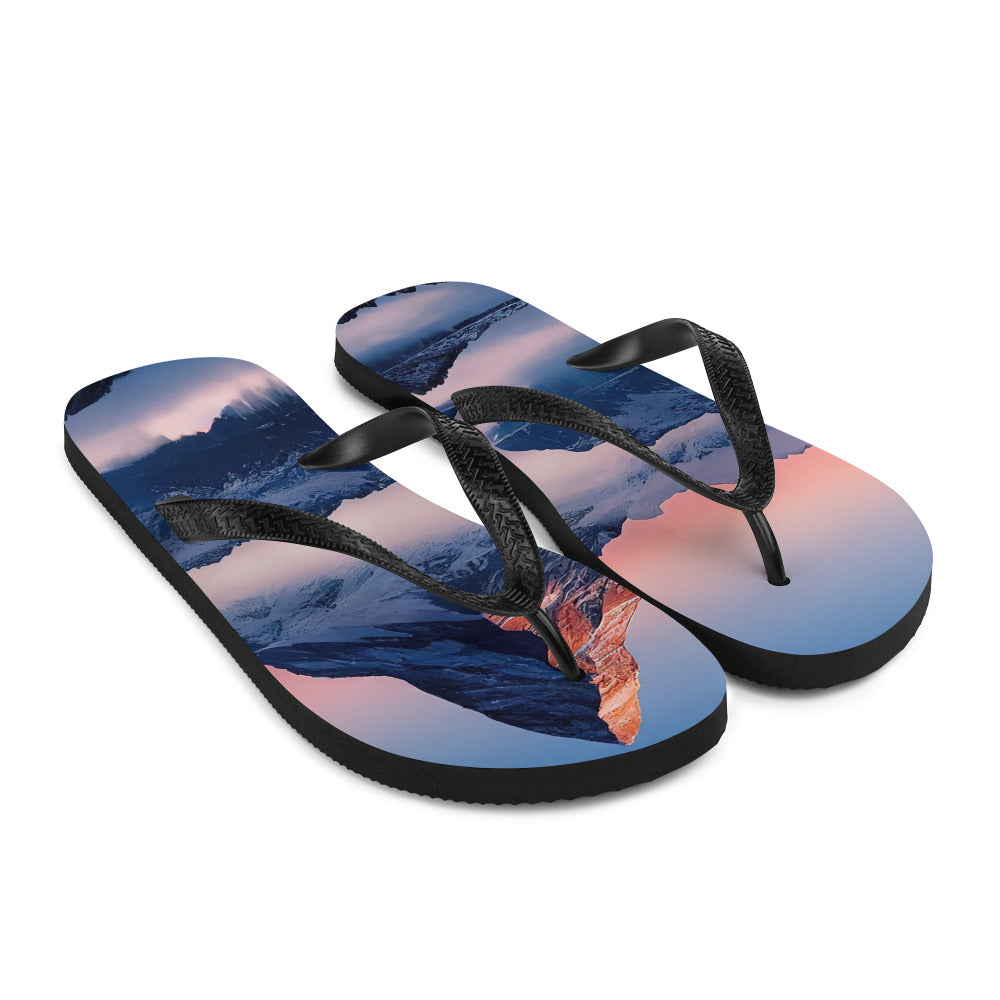 Matternhorn - Nebel - Berglandschaft - Malerei - Flip Flops berge xxx