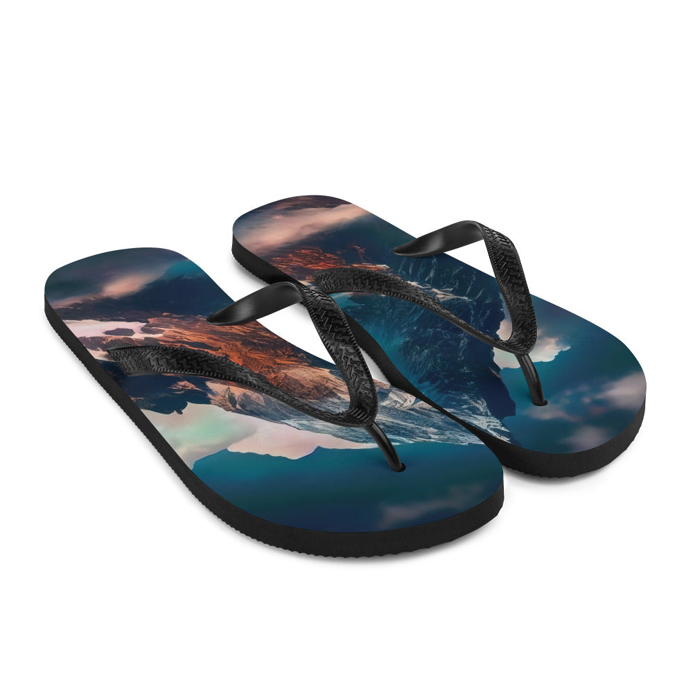 Berge und Nebel - Flip Flops berge xxx