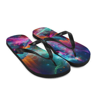 Alpen und Wolf: Lebendige Farben und schimmernde Lichtpartikel (AN) - Flip Flops xxx yyy zzz