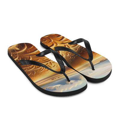 Ölgemälde eines bayerischen Weizenfeldes, endlose goldene Halme (TR) - Flip Flops xxx yyy zzz