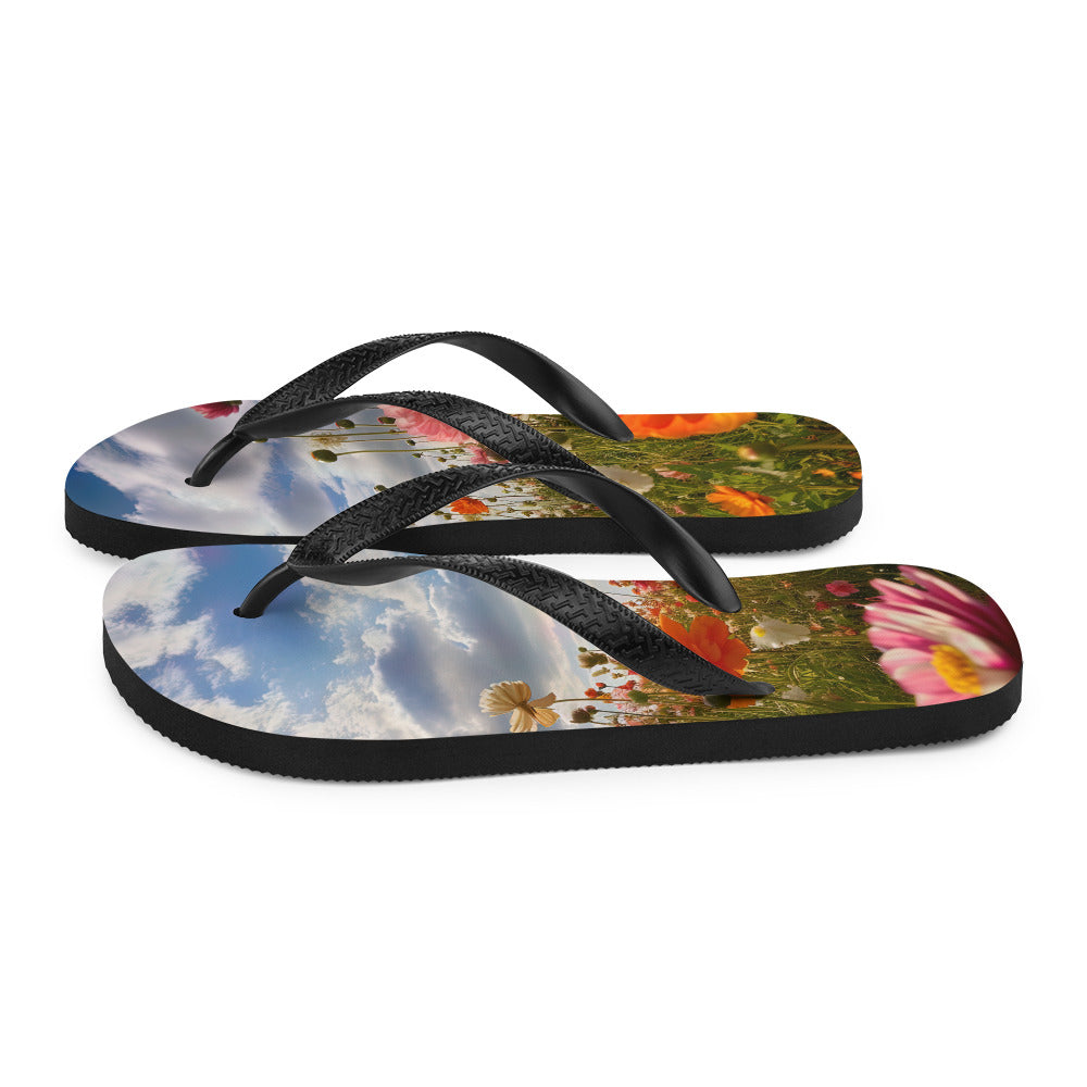 Blumenfeld und Sonnenschein - Flip Flops camping xxx