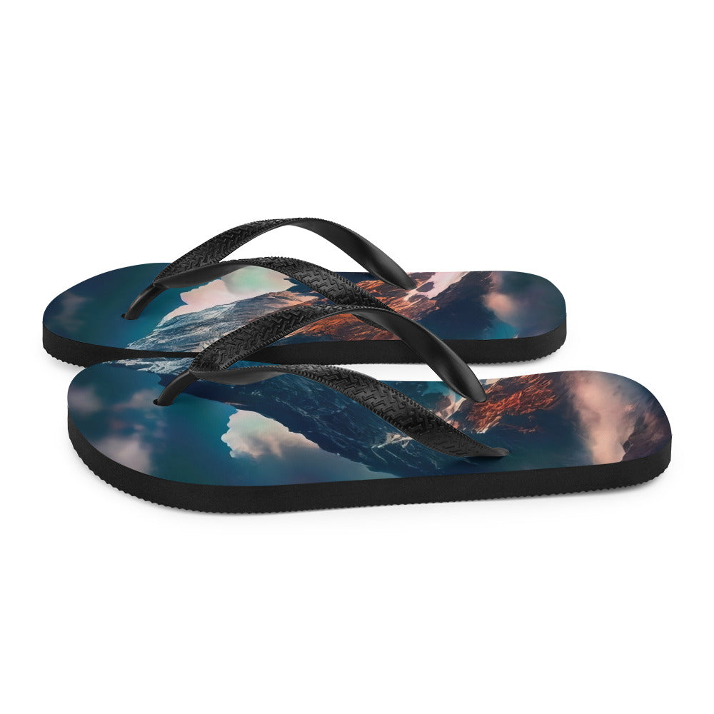 Berge und Nebel - Flip Flops berge xxx