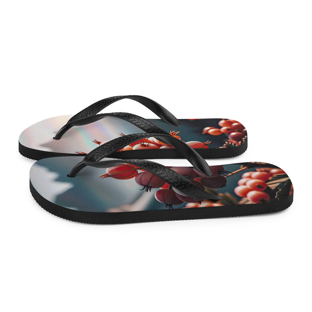 Foto einer Gruppe von Alpenbeeren mit kräftigen Farben und detaillierten Texturen - Flip Flops berge xxx yyy zzz