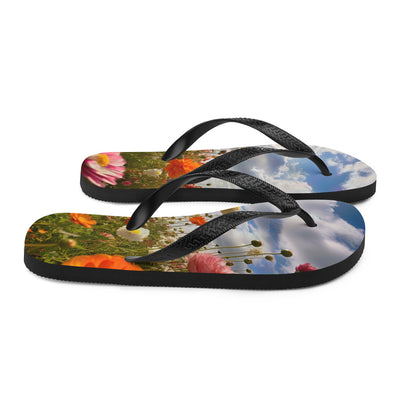 Blumenfeld und Sonnenschein - Flip Flops camping xxx