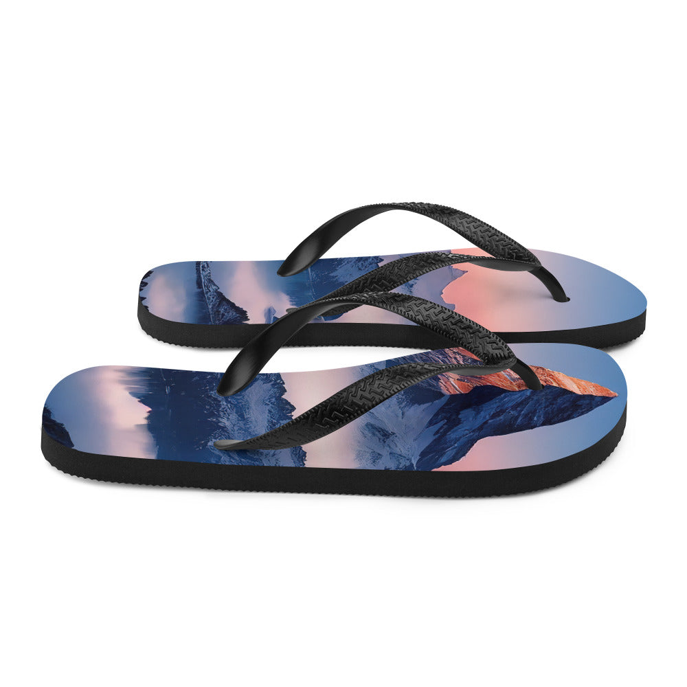 Matternhorn - Nebel - Berglandschaft - Malerei - Flip Flops berge xxx