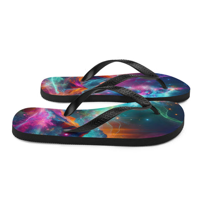 Alpen und Wolf: Lebendige Farben und schimmernde Lichtpartikel (AN) - Flip Flops xxx yyy zzz