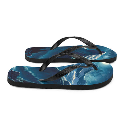 Legendäre Alpennacht, Mondlicht-Berge unter Sternenhimmel - Flip Flops berge xxx yyy zzz