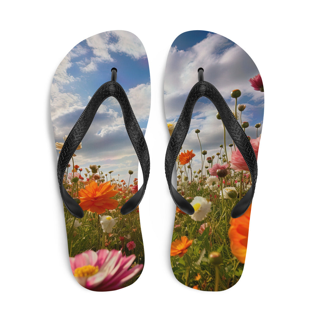 Blumenfeld und Sonnenschein - Flip Flops camping xxx