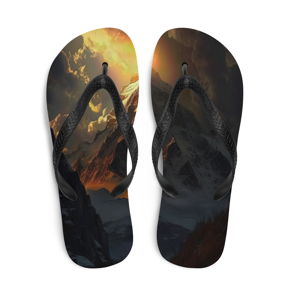 Himalaya Gebirge, Sonnenuntergang - Landschaft - Flip Flops berge xxx