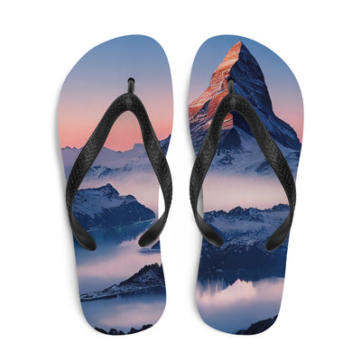 Matternhorn - Nebel - Berglandschaft - Malerei - Flip Flops berge xxx