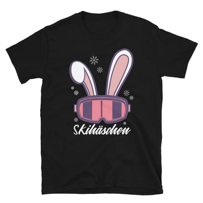 Skihäschen - (S.K) - T-Shirt (Unisex) klettern Schwarz