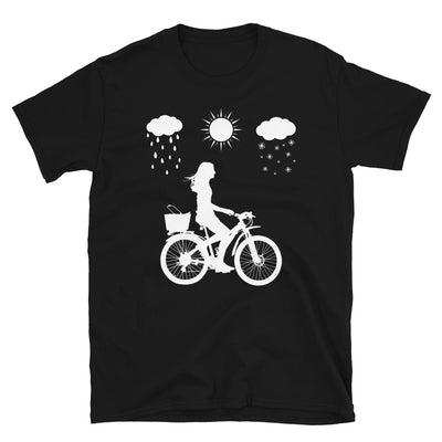 Alle Jahreszeiten Und Radfahren - T-Shirt (Unisex) fahrrad Black