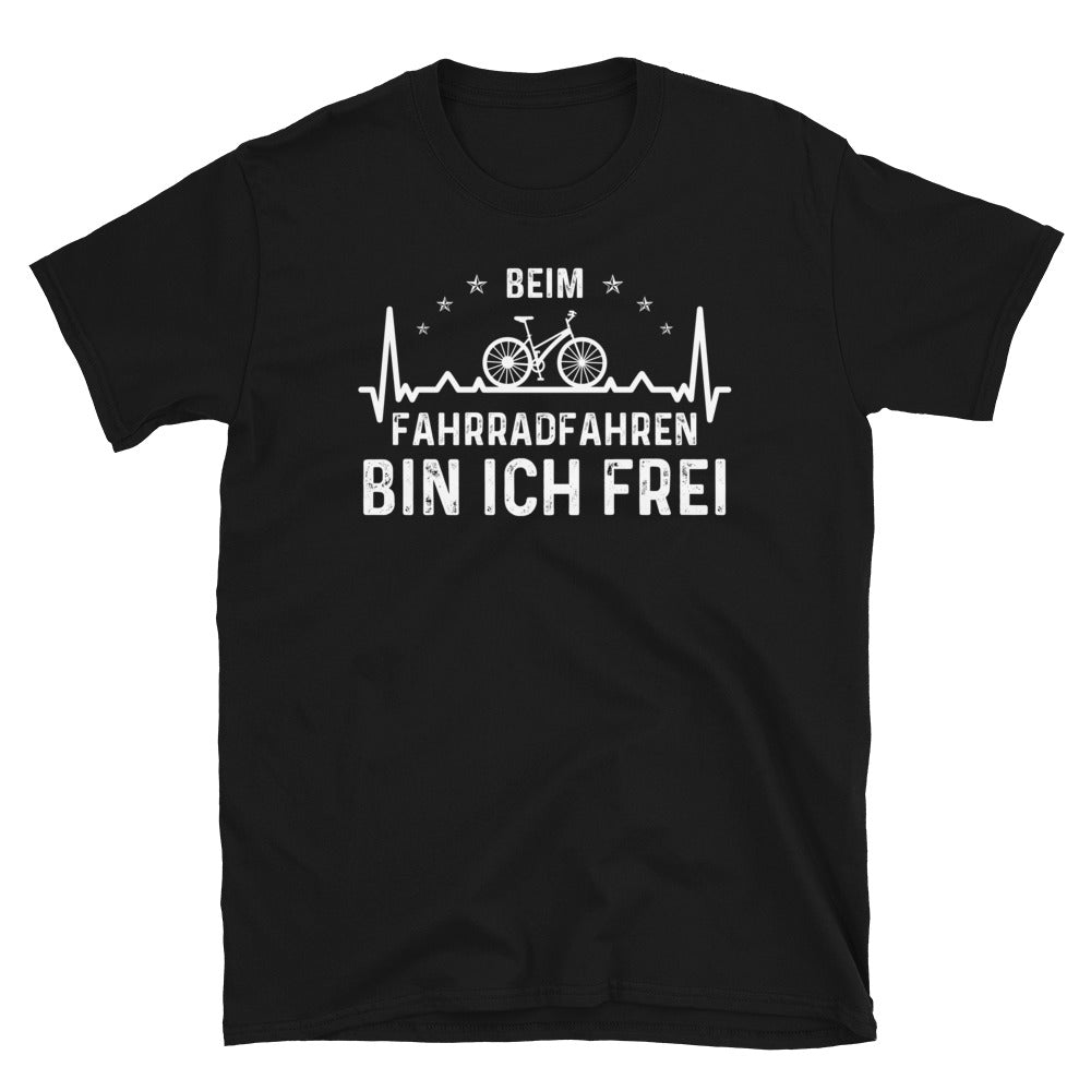 Beim Fahrradfahren Bin Ich Frel 1 - T-Shirt (Unisex) fahrrad Black