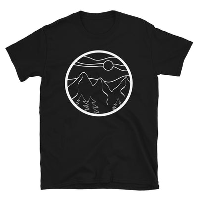 Kreis - Berg - T-Shirt (Unisex) berge Black