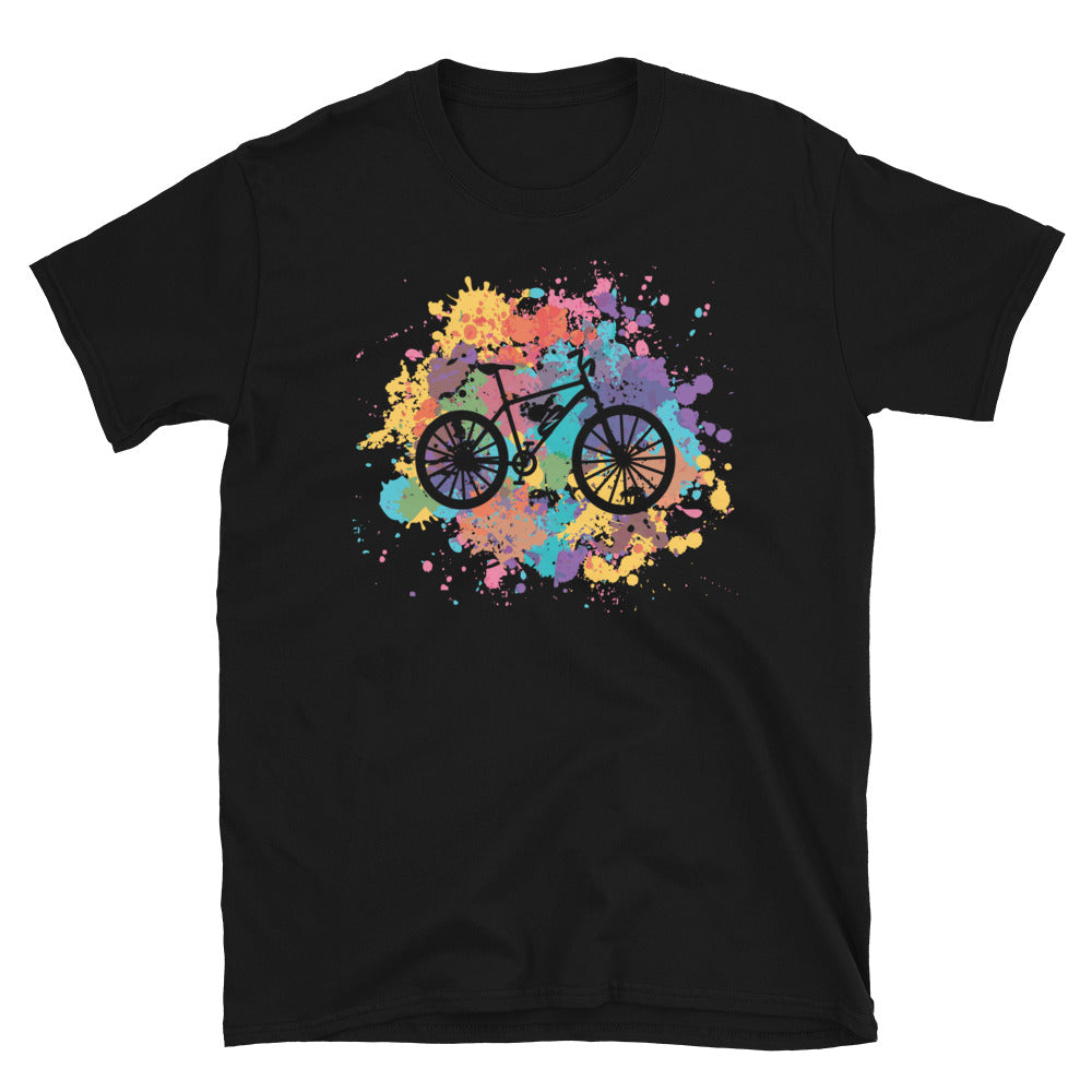 Buntes Splash Und E-Bike - T-Shirt (Unisex) e-bike Black