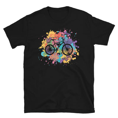 Buntes Splash Und E-Bike - T-Shirt (Unisex) e-bike Black