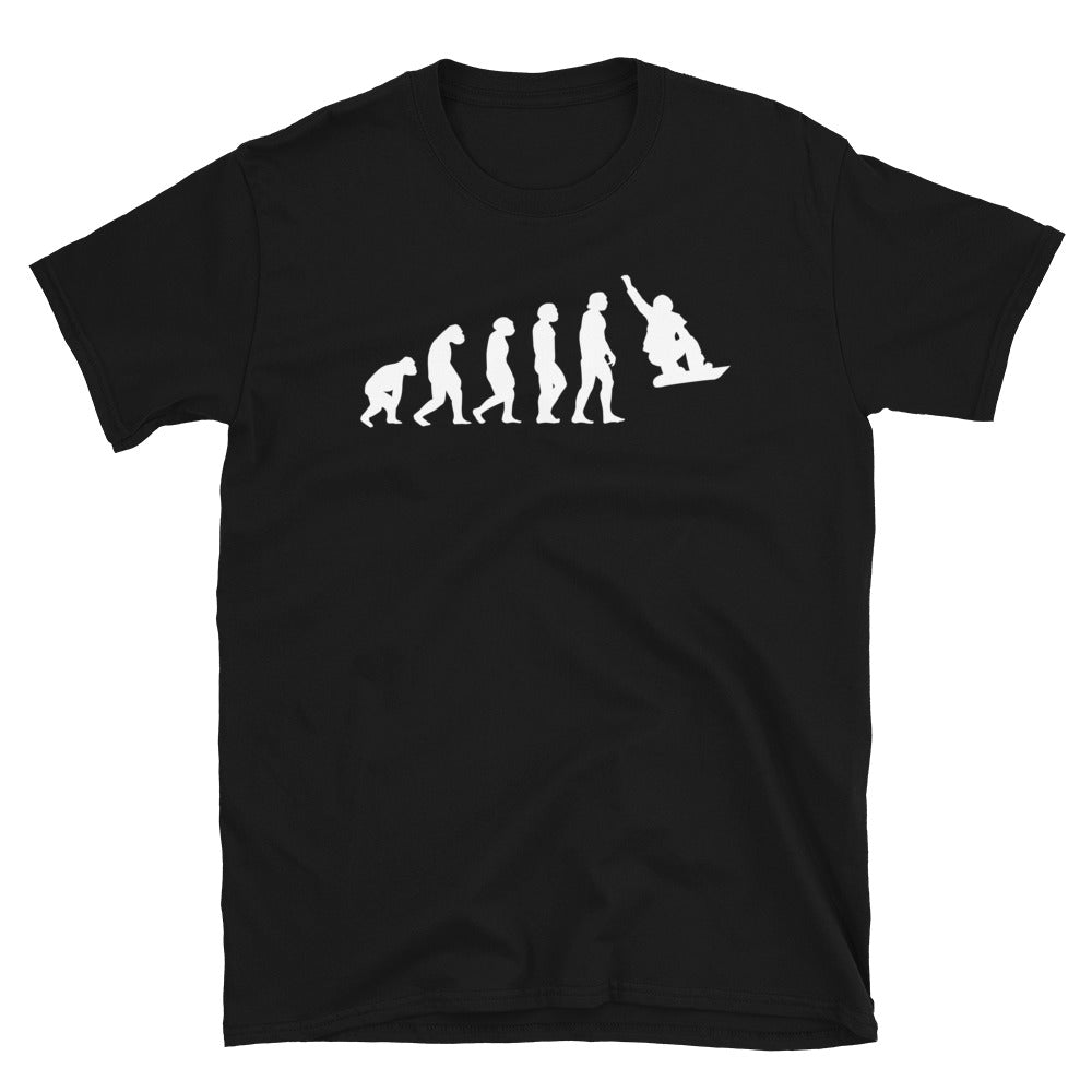 Evolution Und Snowboarden - T-Shirt (Unisex) snowboarden Black