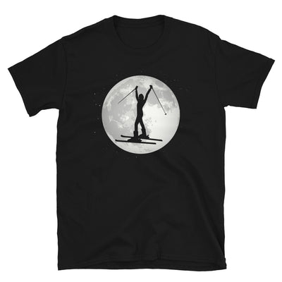 Vollmond – Skifahren Für Frauen - T-Shirt (Unisex) klettern ski Black