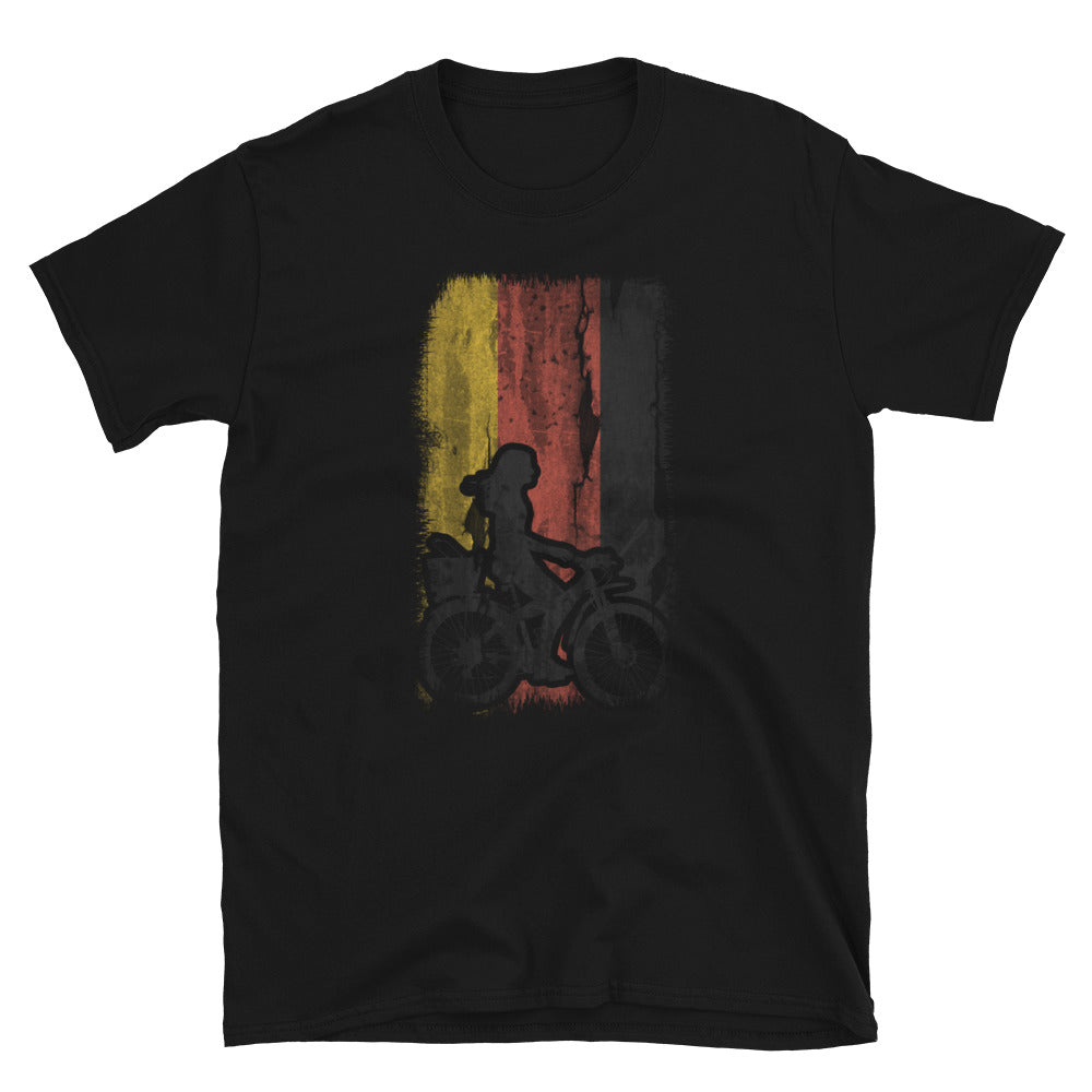 Deutsche Flagge 2 Und Radfahren - T-Shirt (Unisex) fahrrad Black