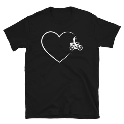 Herz 2 Und Radfahren - T-Shirt (Unisex) fahrrad Black