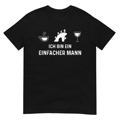 Ich Bin Ein Einfacher Mann - T-Shirt (Unisex) klettern xxx yyy zzz Black