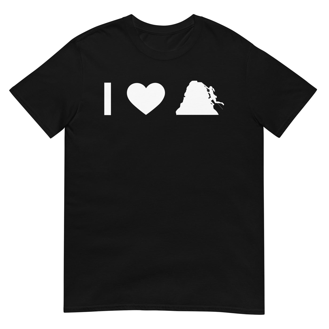 Herz Und Weibliches Klettern - T-Shirt (Unisex) klettern xxx yyy zzz Black