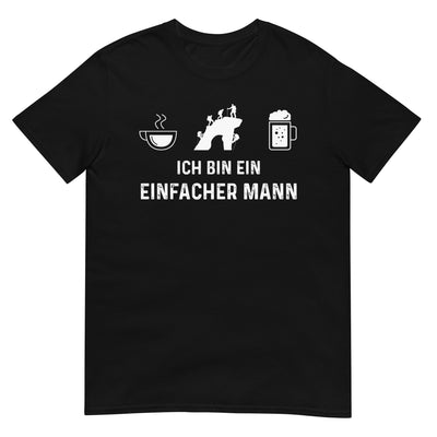 Ich Bin Ein Einfacher Mann - T-Shirt (Unisex) klettern xxx yyy zzz Black