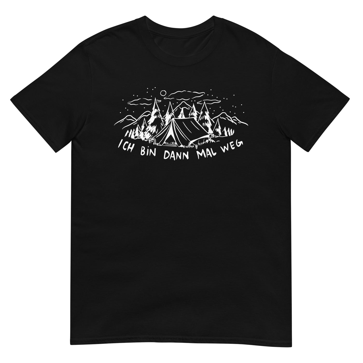 Ich Bin Dann Mal Weg - T-Shirt (Unisex) berge camping xxx yyy zzz Black