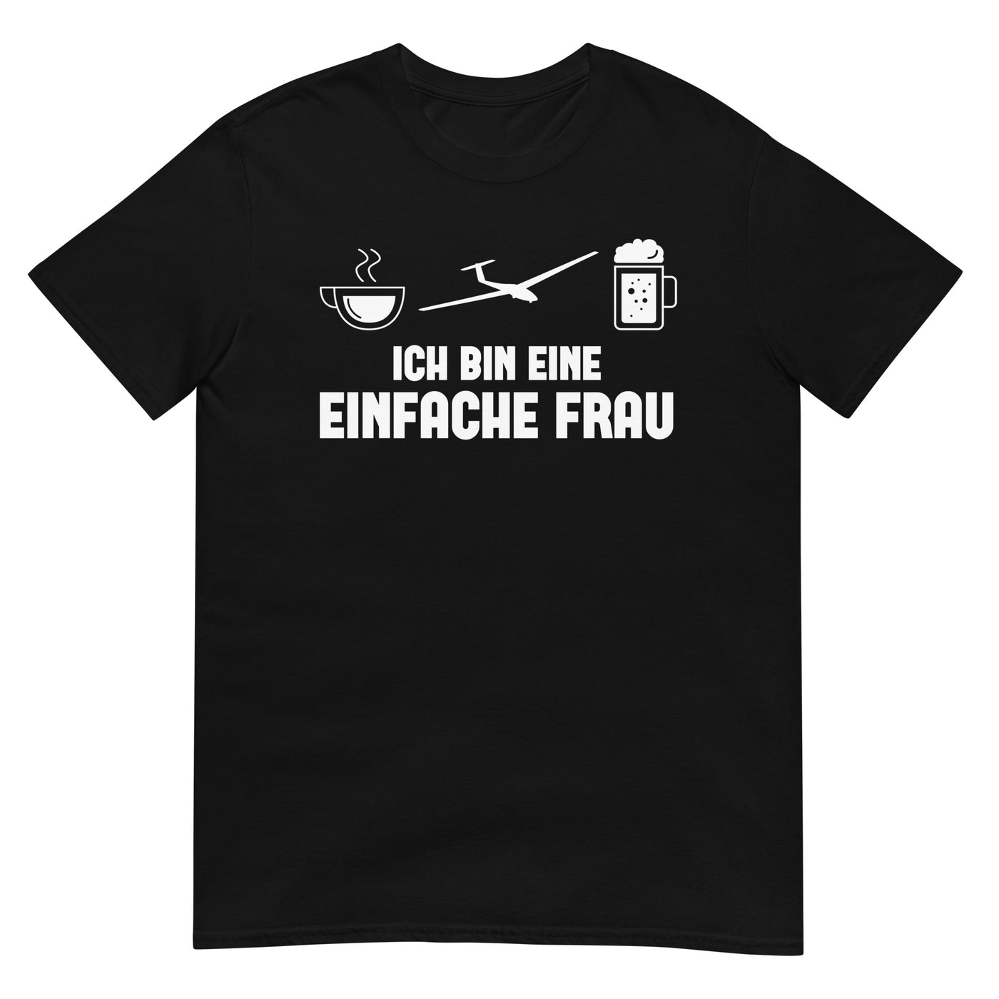 Ich Bin Eine Einfache Frau - T-Shirt (Unisex) berge xxx yyy zzz Black