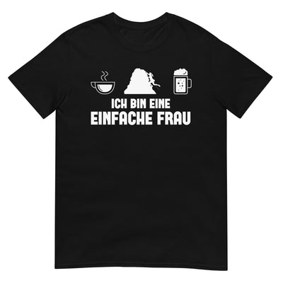 Ich Bin Eine Einfache Frau - T-Shirt (Unisex) klettern xxx yyy zzz Black