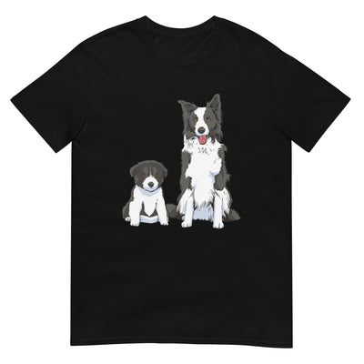 Border Collie Welpe und Hund - Wunderschön - Herren T-Shirt Other_Niches xxx yyy zzz Black