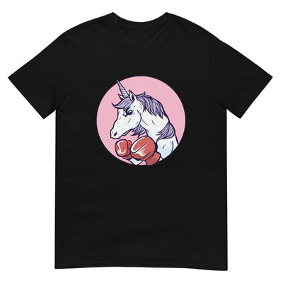 Boxendes Einhorn mit aggressivem Gesicht - Herren T-Shirt Other_Niches xxx yyy zzz Black