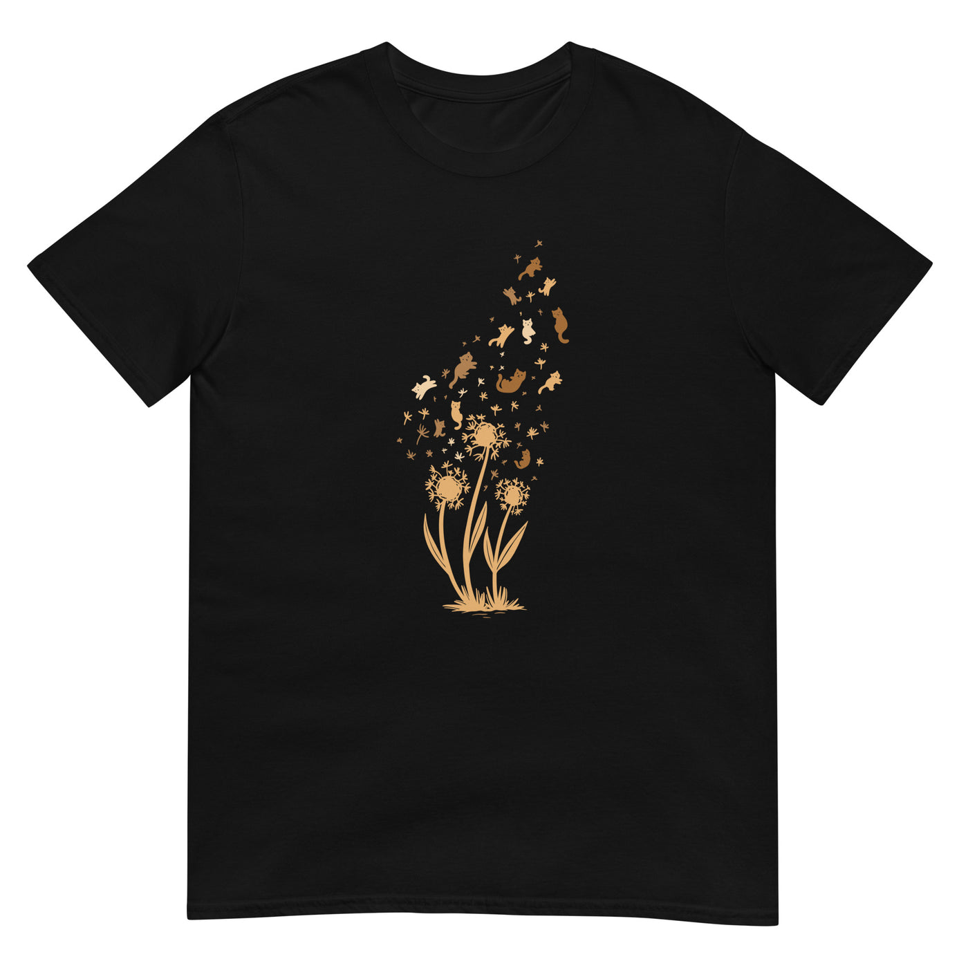 Katzen fliegen herum als Löwenblumen - Herren T-Shirt Other_Niches xxx yyy zzz Black