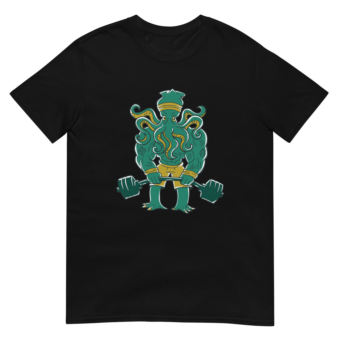 Cthulhu-Monster hebt Langhantel - Herren T-Shirt Other_Niches xxx yyy zzz Black