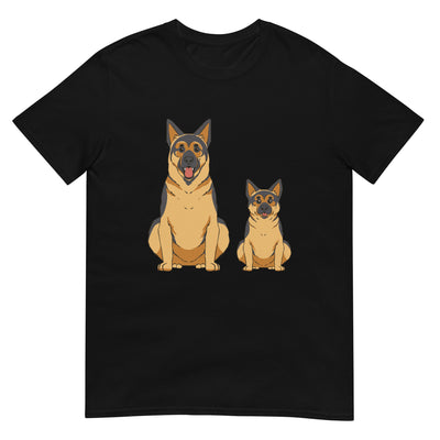 Niedliche Deutsche Schäferhunde - Mops - Herren T-Shirt Other_Niches xxx yyy zzz Black