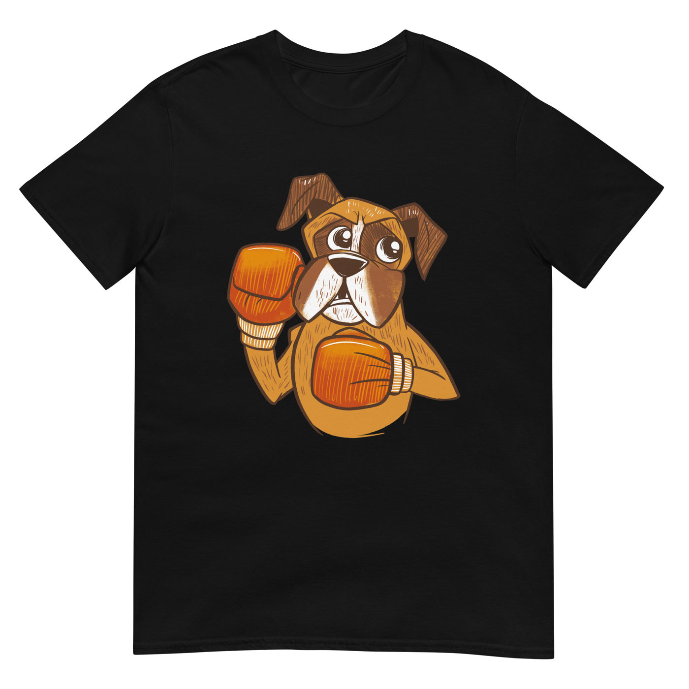 Hund boxt mit Boxhandschuhen - Herren T-Shirt Other_Niches xxx yyy zzz Black